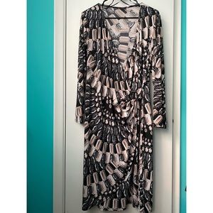 Long Sleeve Wrap Dress